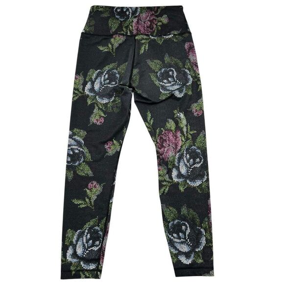 Lululemon Wunder Under Garden Party Floral Leggings Size 8 - Picture 2 of 6